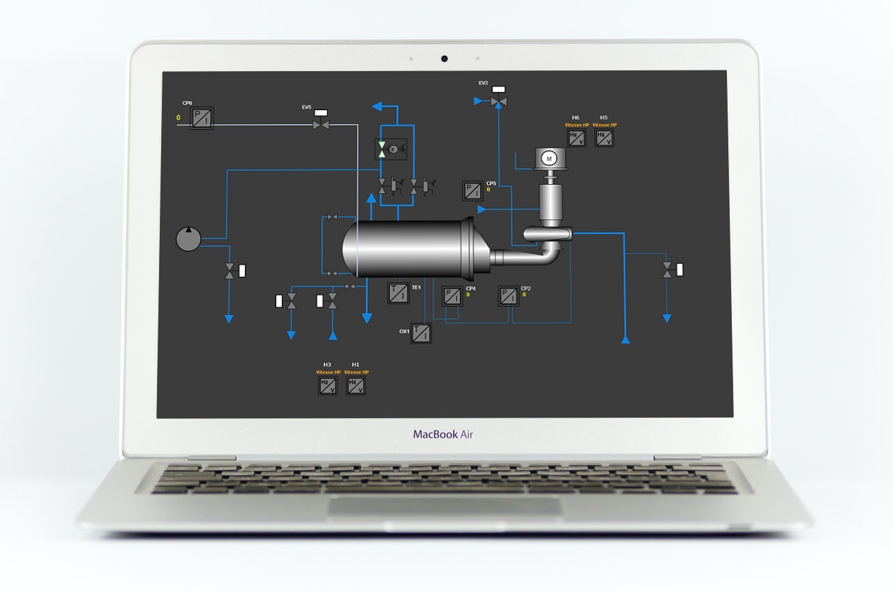 Commande informatique industrielle et supervision turbine hydraulique