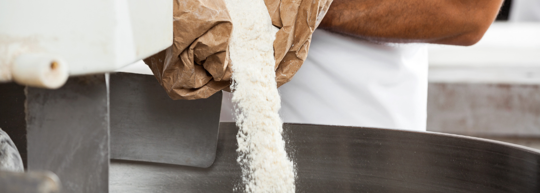 Reference Production dosing realisation flour improvers traceability mixing automation